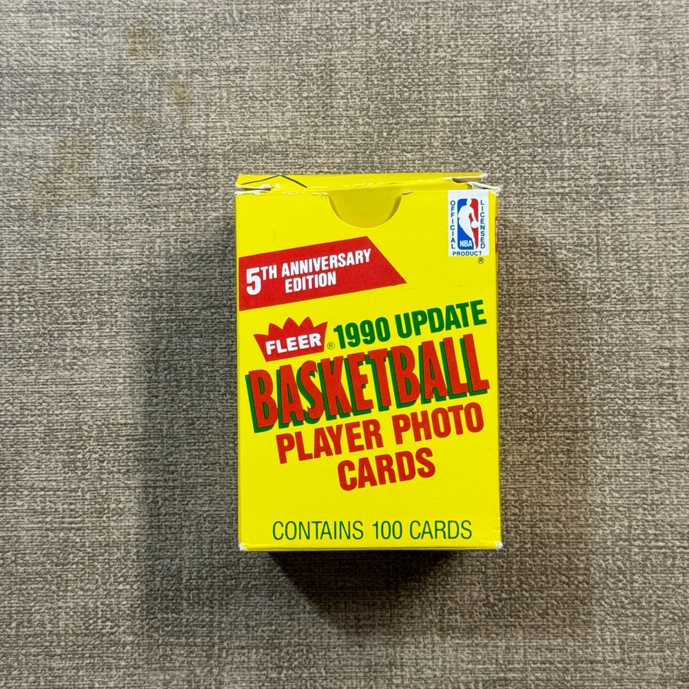Vintage NBA Fleer Box (EMPTY)